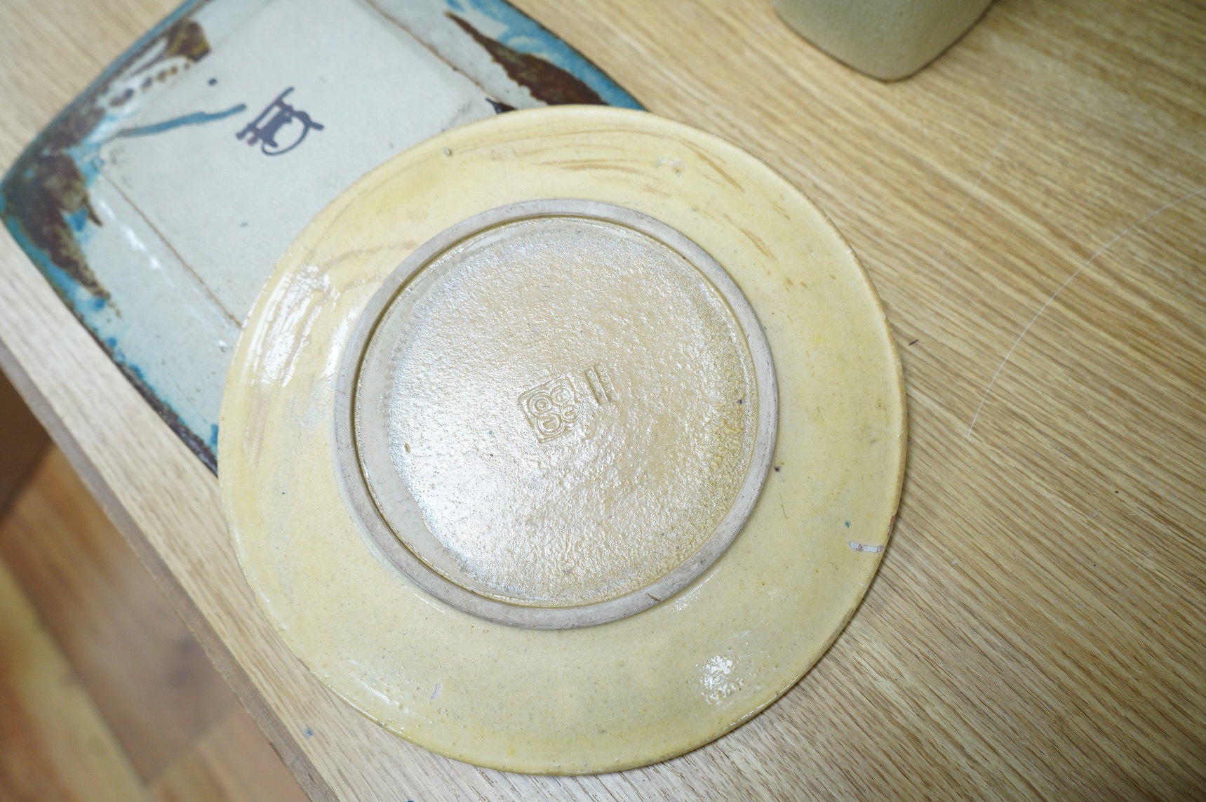 A collection of mixed mid to late 20th century pottery, including a group of Dickerware pottery jugs